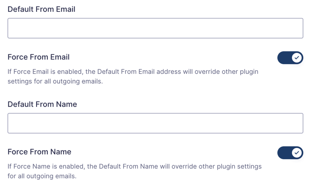 Image showing integration settings for Google / Gmail after the connection was made.