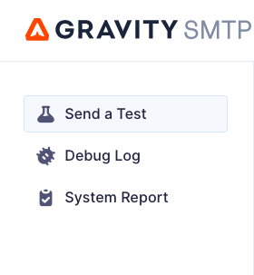 Tools Menu in Gravity SMTP