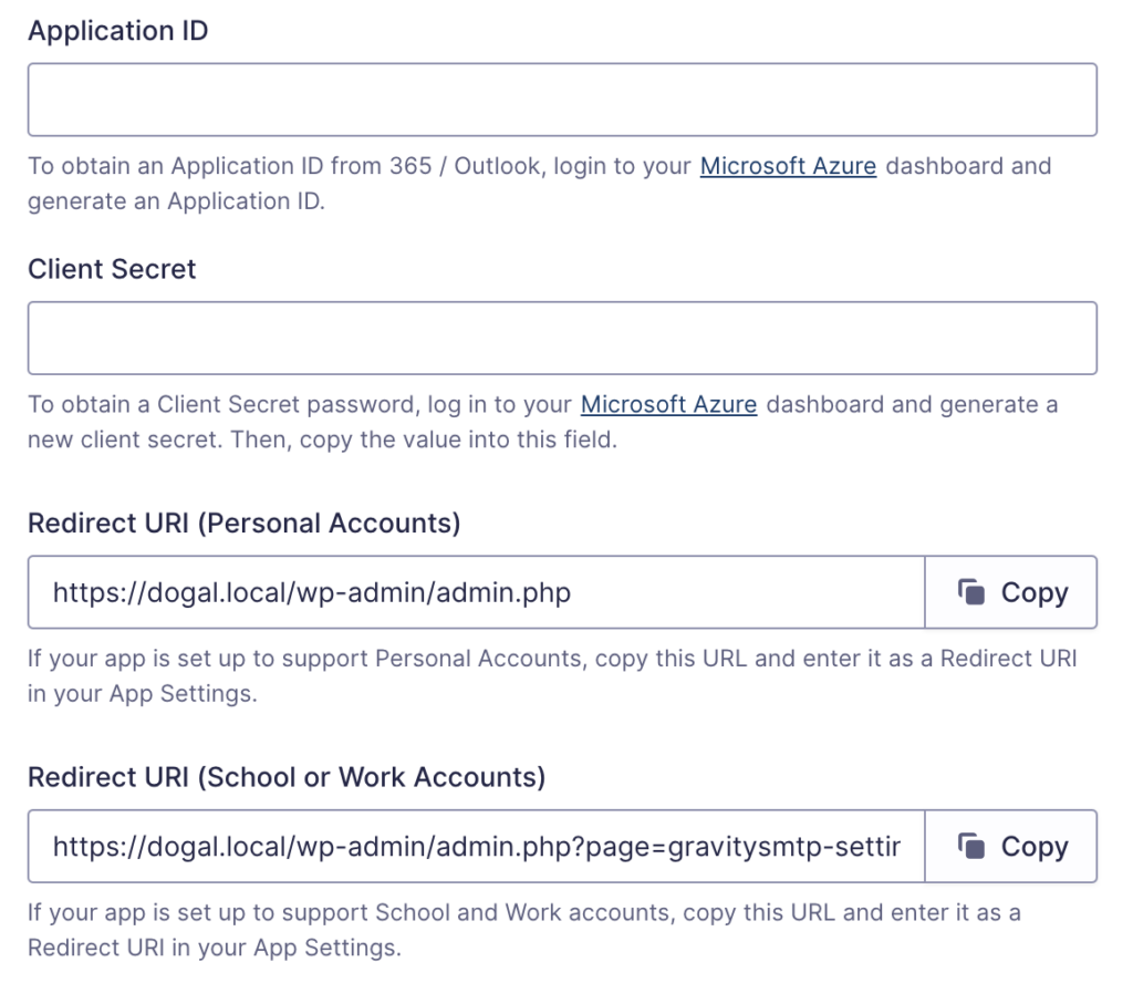 Microsoft 365 / Outlook Settings Reference