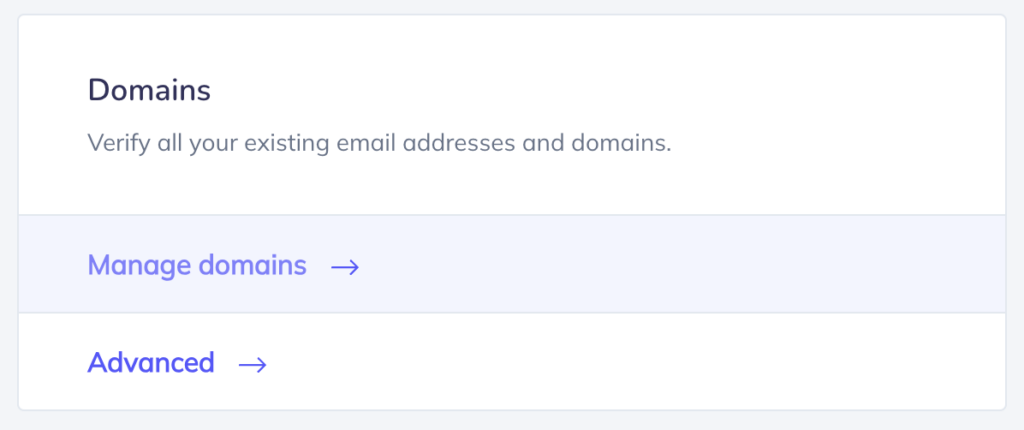 Image showing Elastic Email dashboard settings