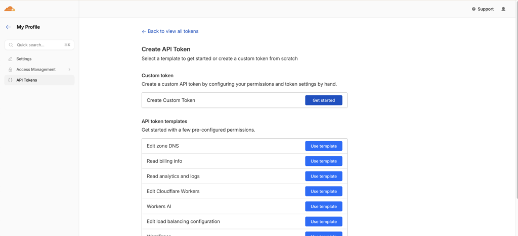 Image showing Cloudflare dashboard.