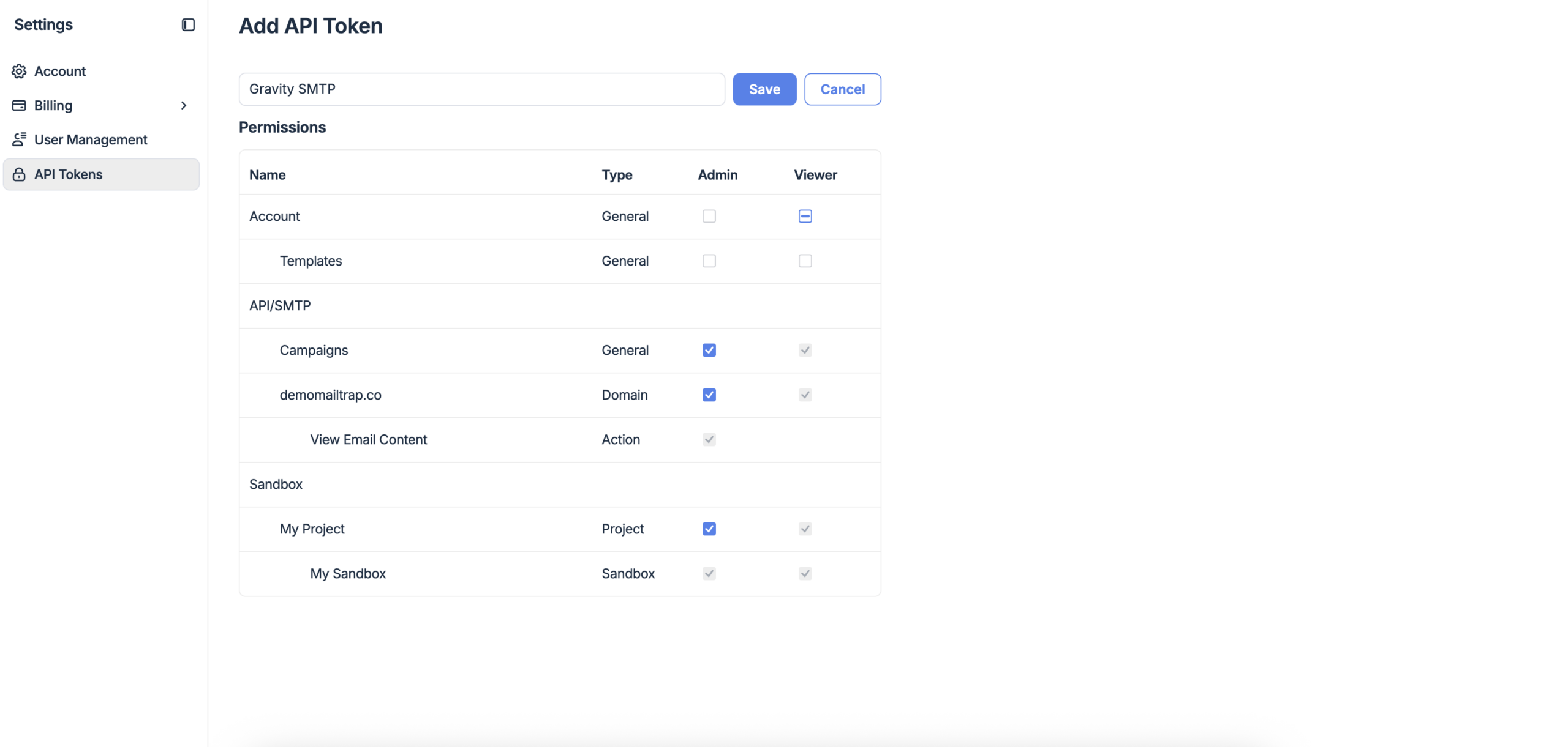 Image showing Mailtrap dashboard